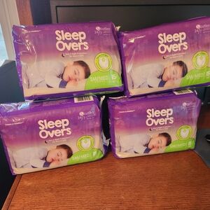 Sleep Overs 60-count Cuties Youth Disposable Underwear Size SM/Med 38-50 lbs